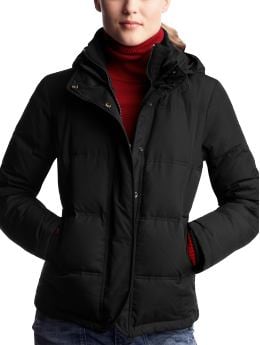 Women: Puffer jacket - black