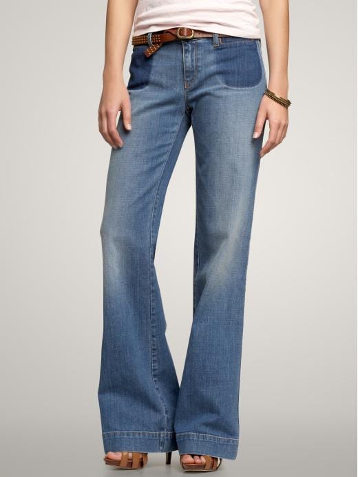 Gap Vintage flare jeans (two-tone wash)