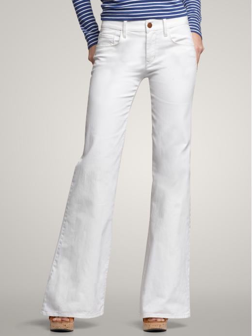 gap high waisted white jeans