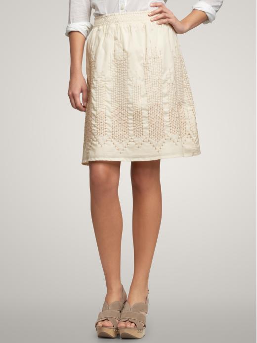 Gap Embroidered Peasant Skirt