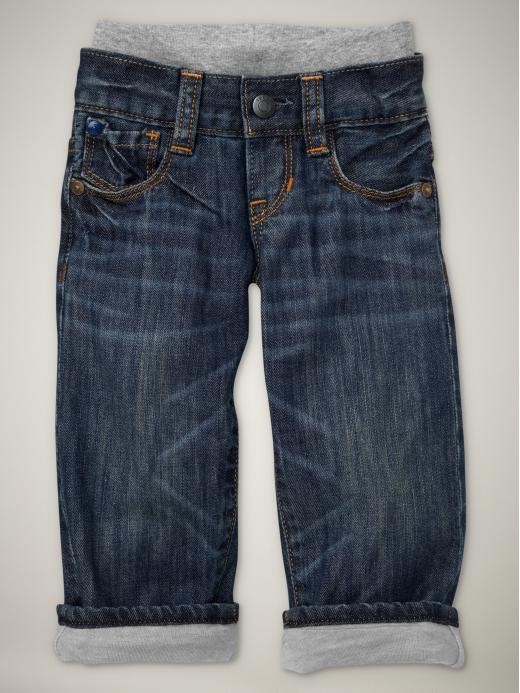 Gap Knit waist jeans (dark wash)