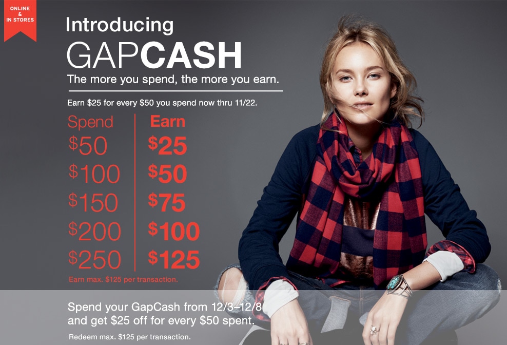 Ebates gap deals