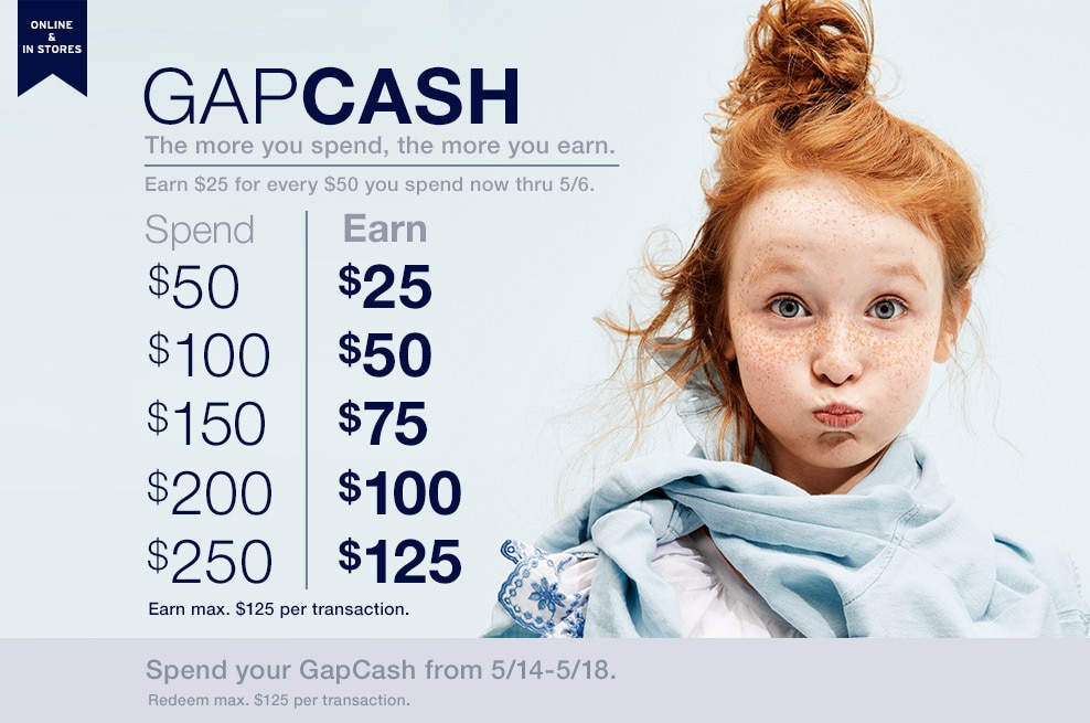 Gap Cash Gap Free Shipping On 50