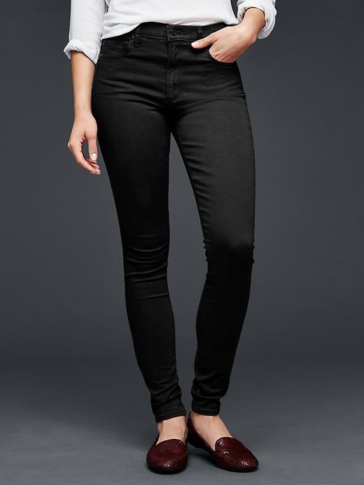 Sateen High Rise True Skinny Jeans Gap