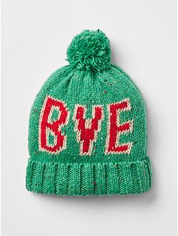 gap pom pom hat