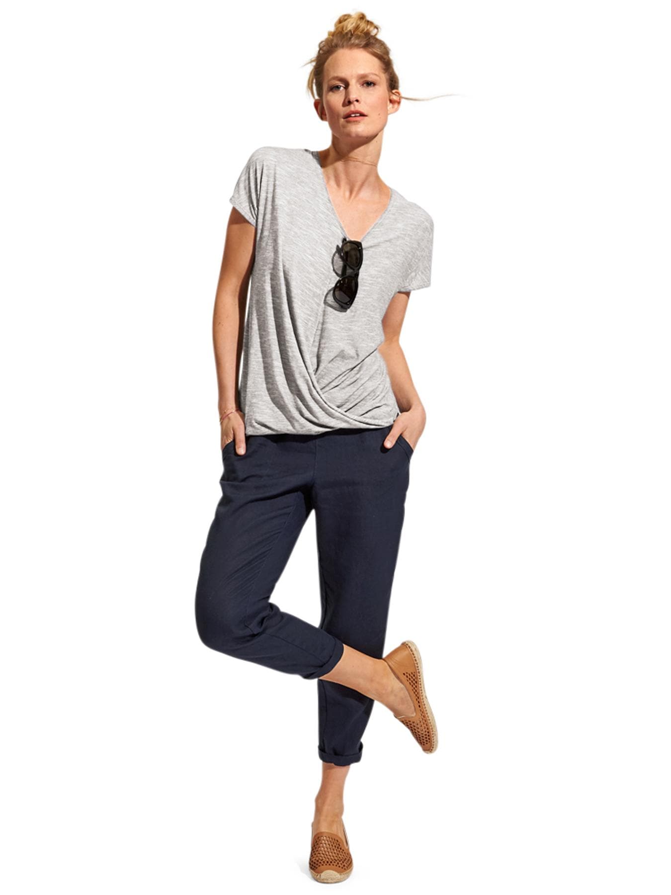 athleta bali linen ankle pant