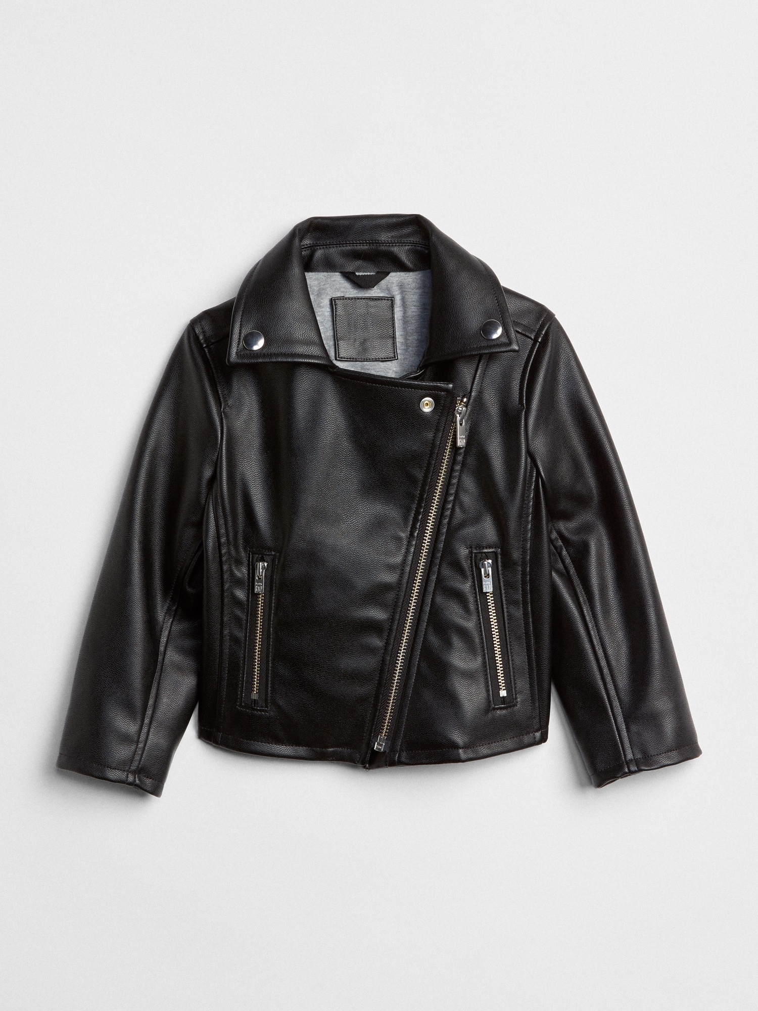 Faux Leather Biker Jacket Gap Faux Leather Biker Jacket
