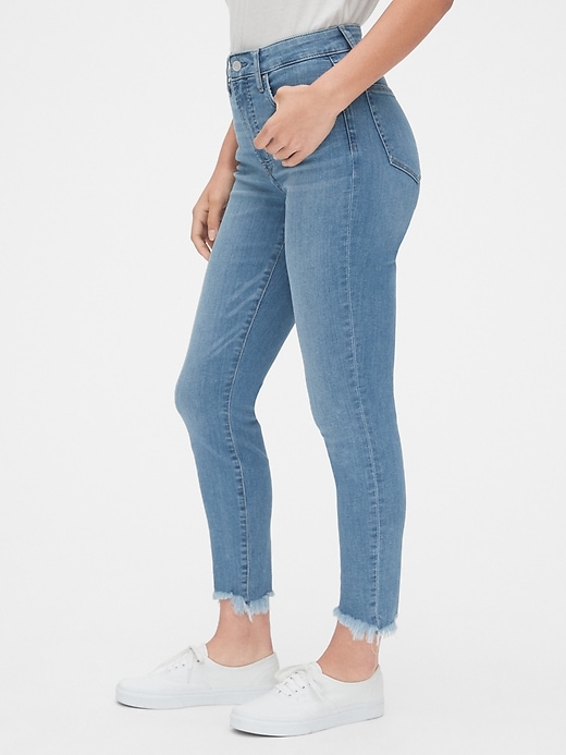 High Rise Curvy True Skinny Ankle Jeans With Secret Smoothing Pockets Gap