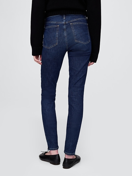 Image number 4 showing, High Rise True Skinny Jeans