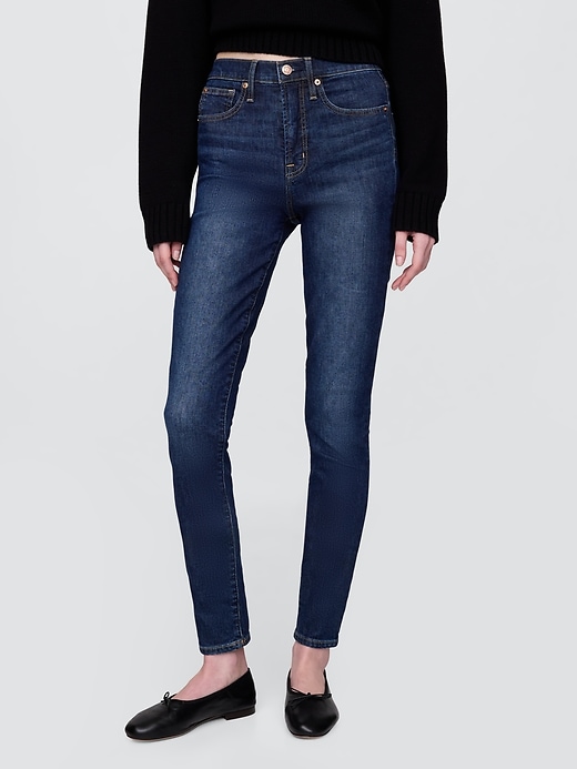 Image number 2 showing, High Rise True Skinny Jeans