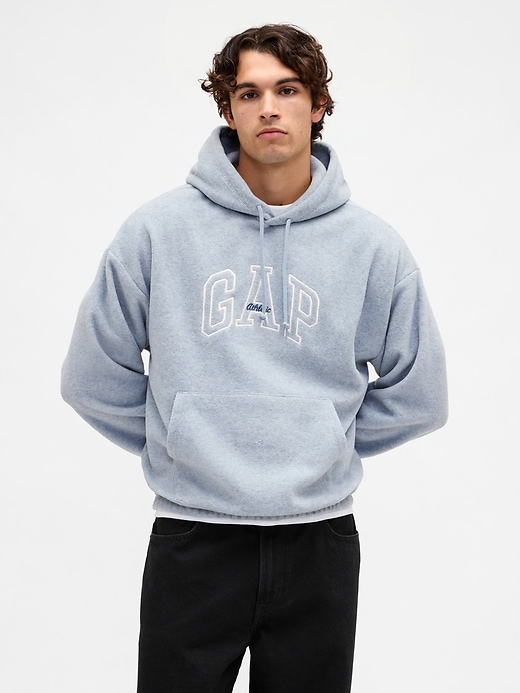 Oversized Athletic Logo Hoodie