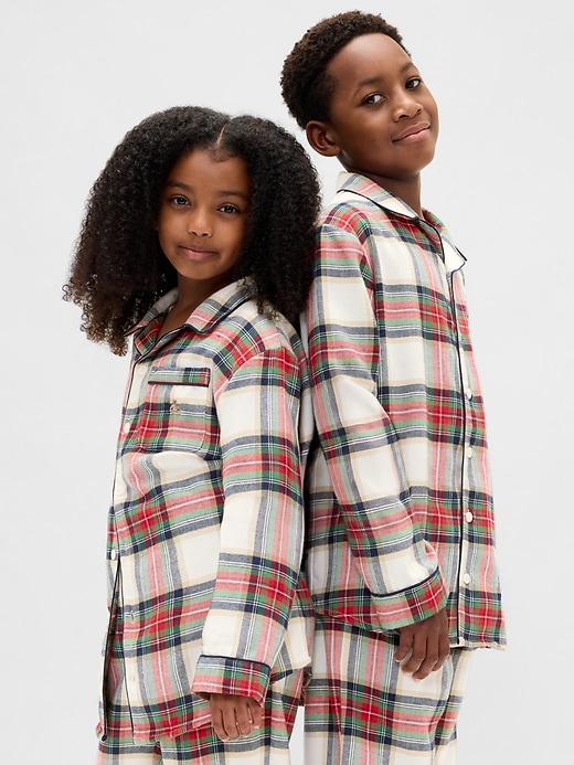 Kids Recycled Flannel PJ Set