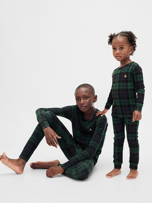 Kids & Baby Organic Brushed Cotton Holiday PJ Set