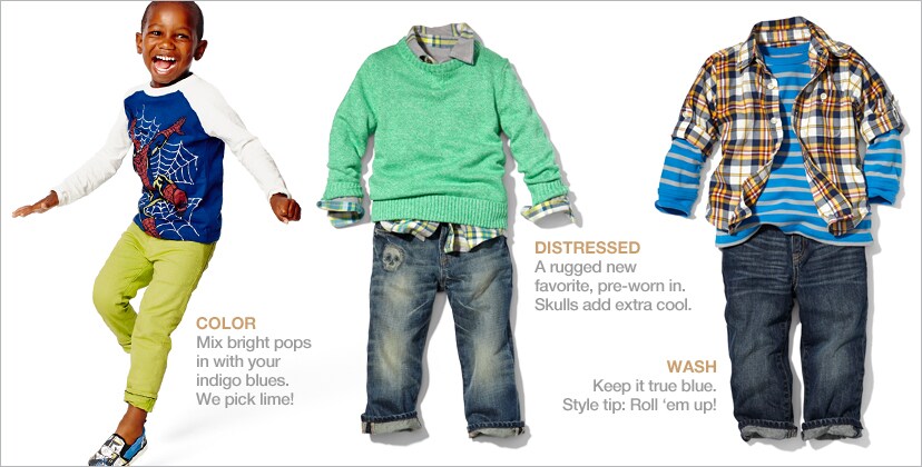 Toddler Boys' Jeans: carpenter jeans, loose fit jeans, cotton jeans at ...
