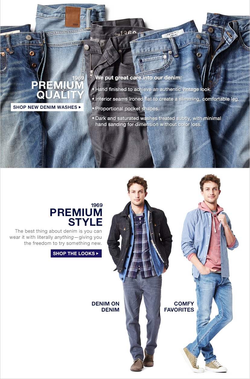 Men's Clothing: jeans, shirts, pants, ts, polos | Gap