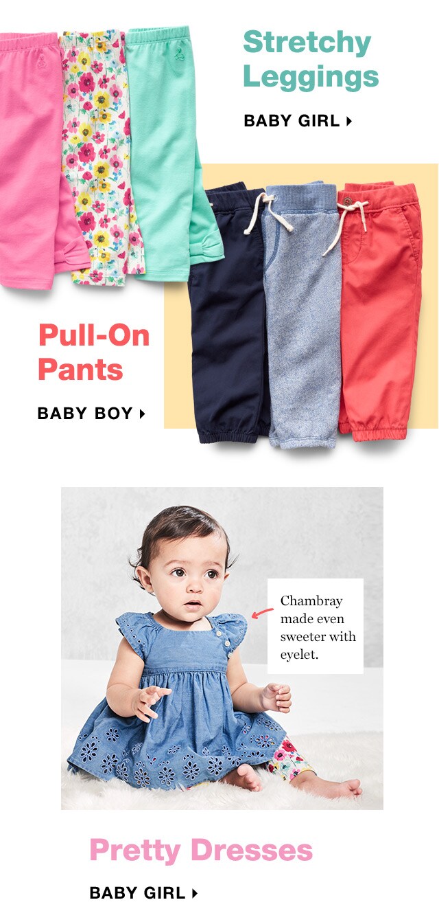 Baby Girl Clothing: jeans, skirts, dresses, onesies at babyGap | Gap