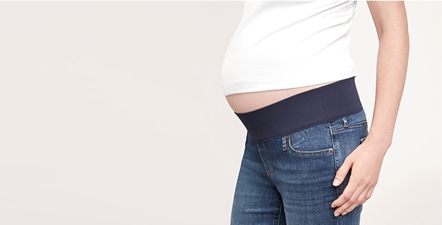 Under Belly Raw Hem Skinny Maternity Jeans - Isabel Maternity By Ingrid &  Isabel™ Light Wash 16 : Target
