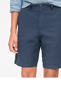 gap denim shorts mens