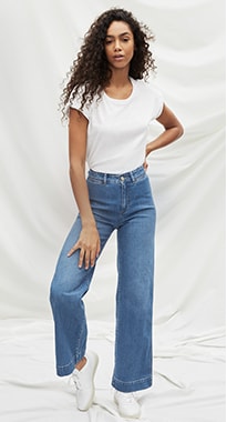 gap womens wide leg jeans