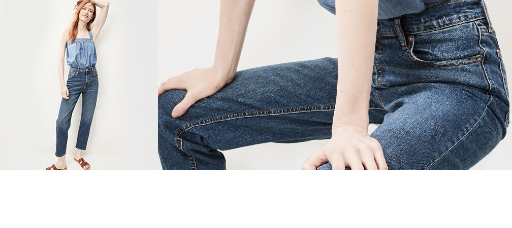 gap coupe girlfriend jeans