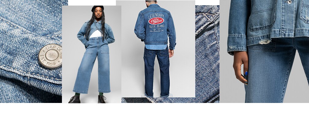 gap denim through the decades