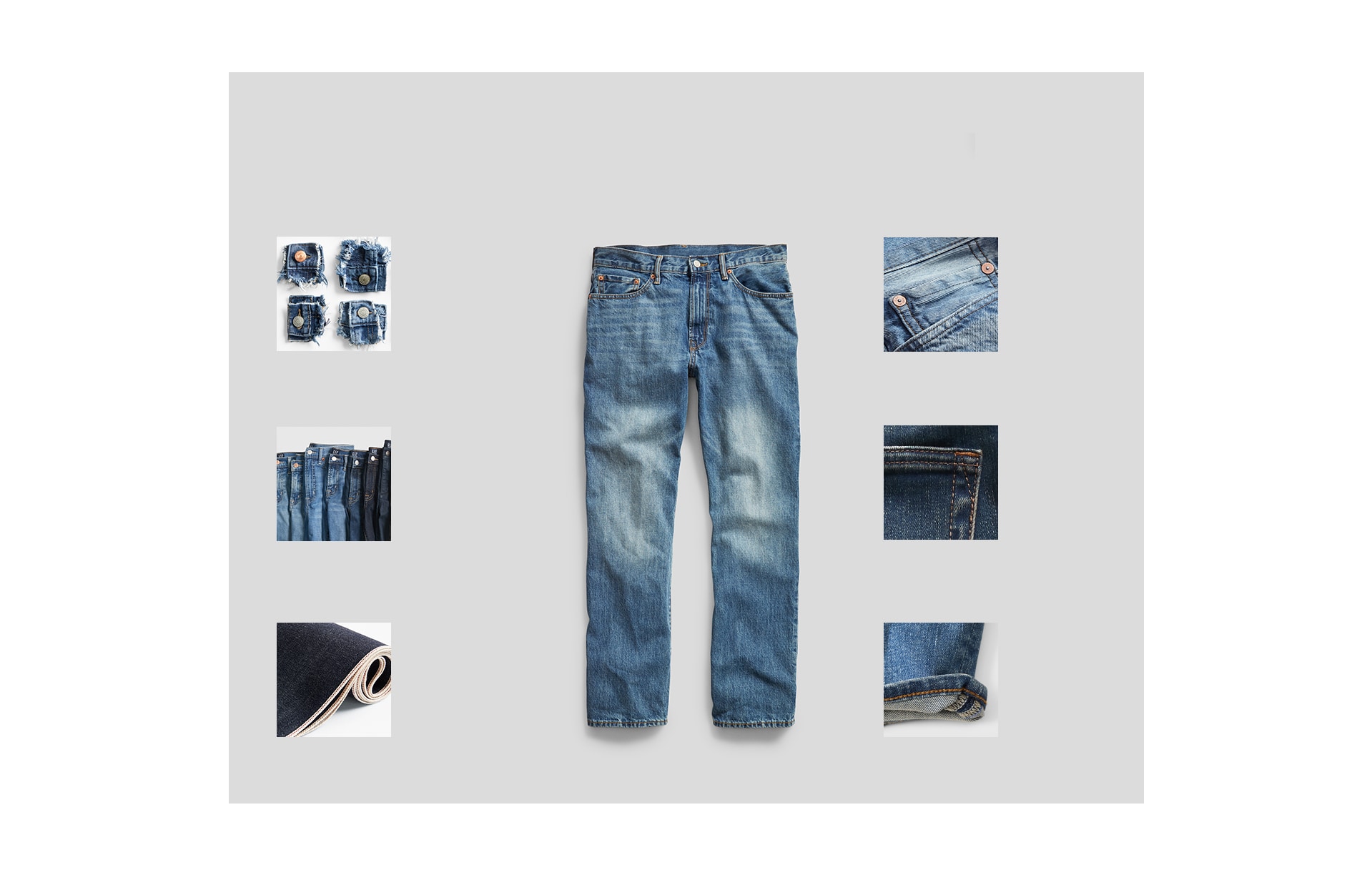 Anatomy of a Gap Jean. Designed to get better with every wear.