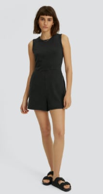 black pant suit romper