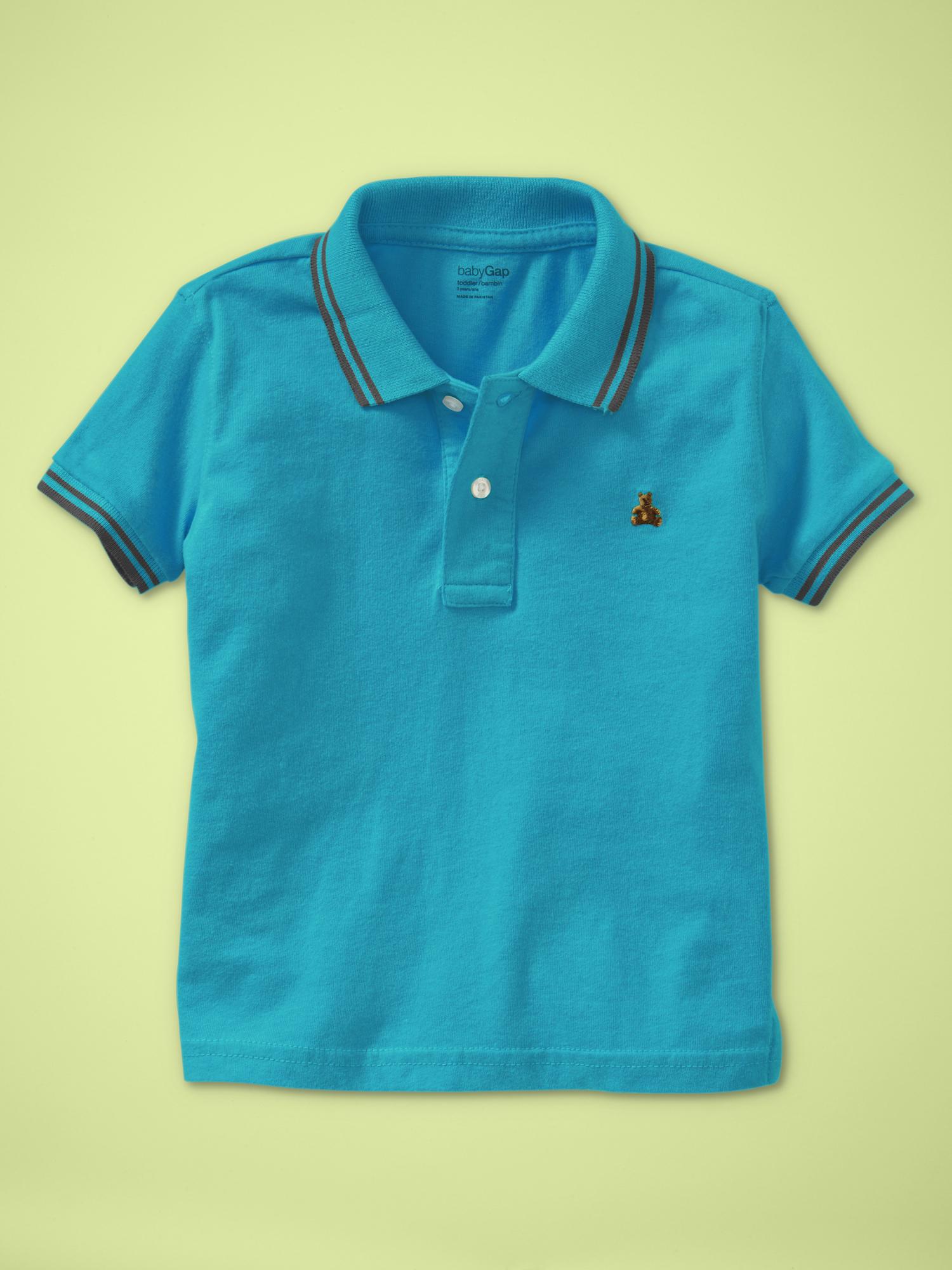 Tipped polo shirt | Gap