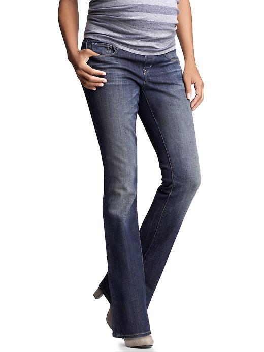 View large product image 1 of 1. 1969 demi panel sexy boot jeans