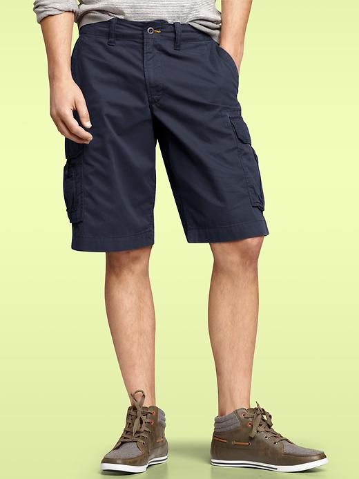 View large product image 1 of 1. Double pocket cargo shorts (12")