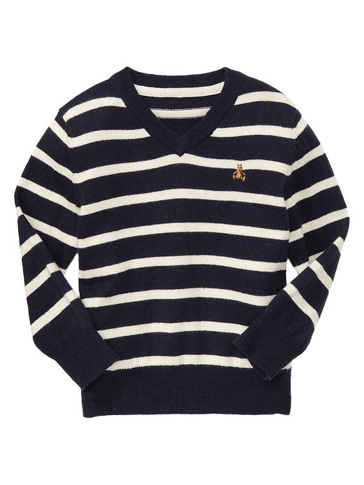 Striped V-neck sweater | Gap