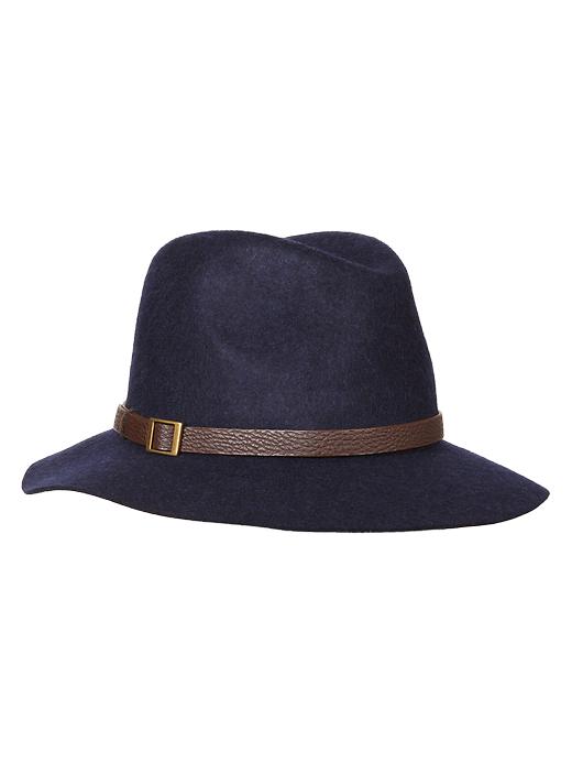 View large product image 1 of 1. Wide-brim fedora