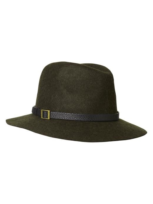 View large product image 1 of 1. Wide-brim fedora