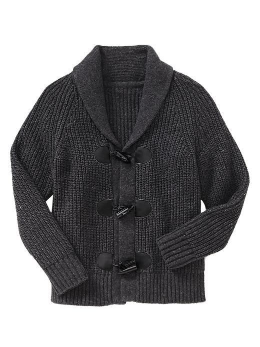 Shawl collar toggle cardigan Gap