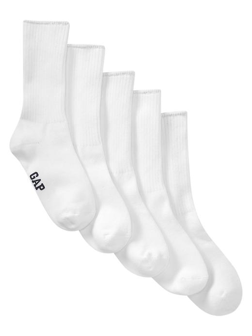 View large product image 1 of 1. Kids Crew Socks (6-Pack)