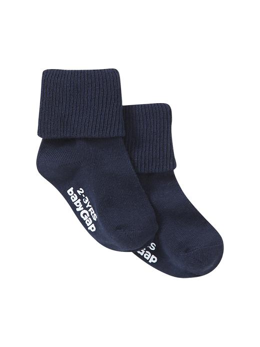 View large product image 1 of 1. Triple-roll socks