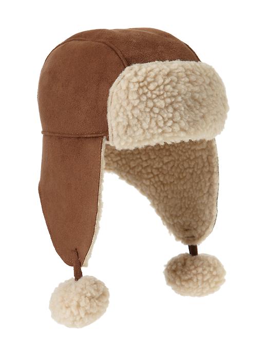 View large product image 1 of 1. Favorite sherpa trapper hat