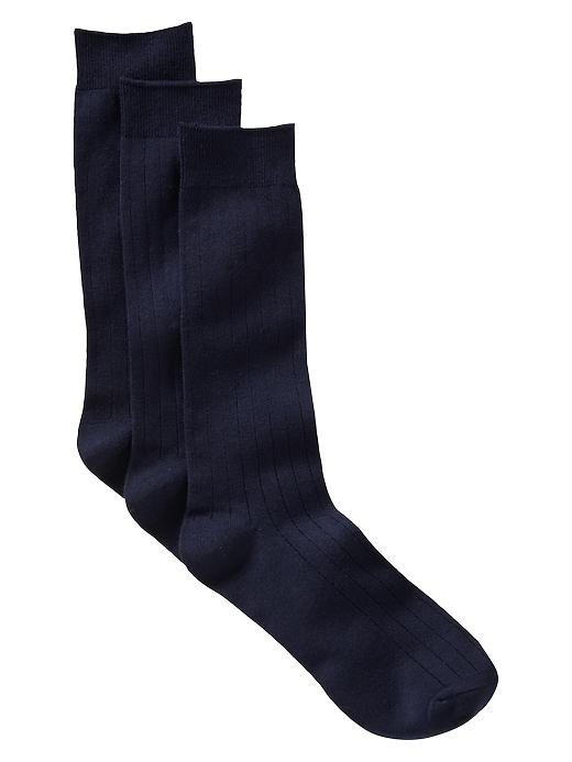 Ribbed dress socks (3-pack) | Gap