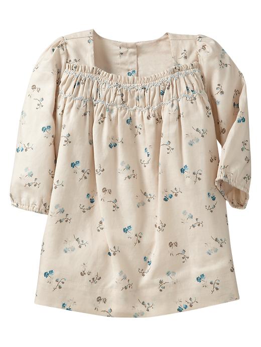 View large product image 1 of 1. Smocked floral dress