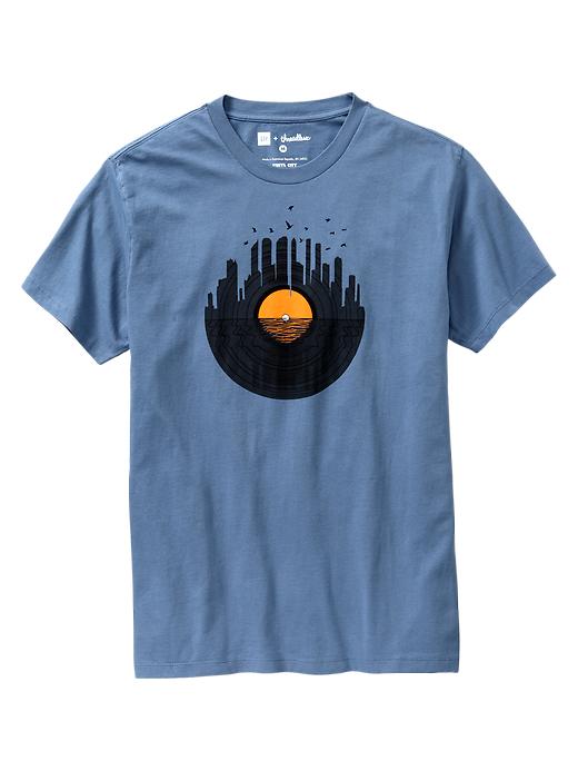 View large product image 1 of 1. Gap + Threadless Vinyl City T
