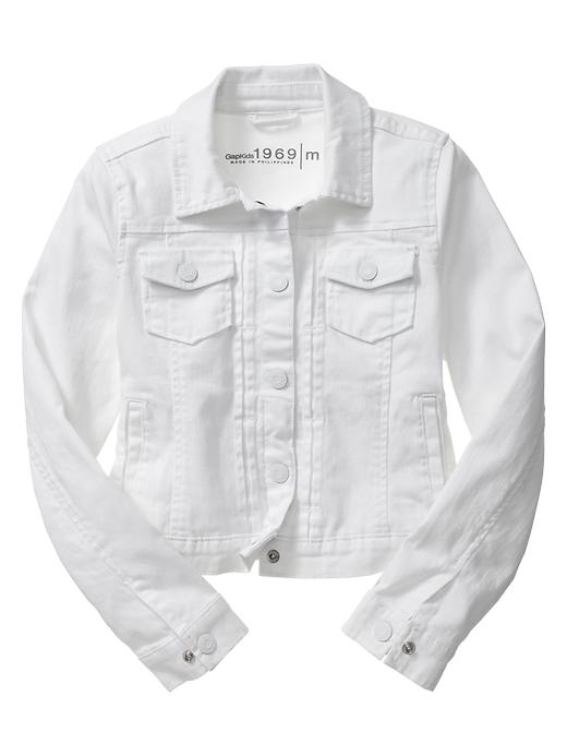 White denim jacket