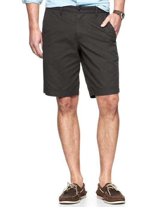 View large product image 1 of 1. Classic flat front shorts (10")