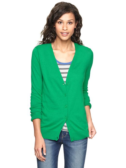 View large product image 1 of 1. Luxlight V-neck cardigan
