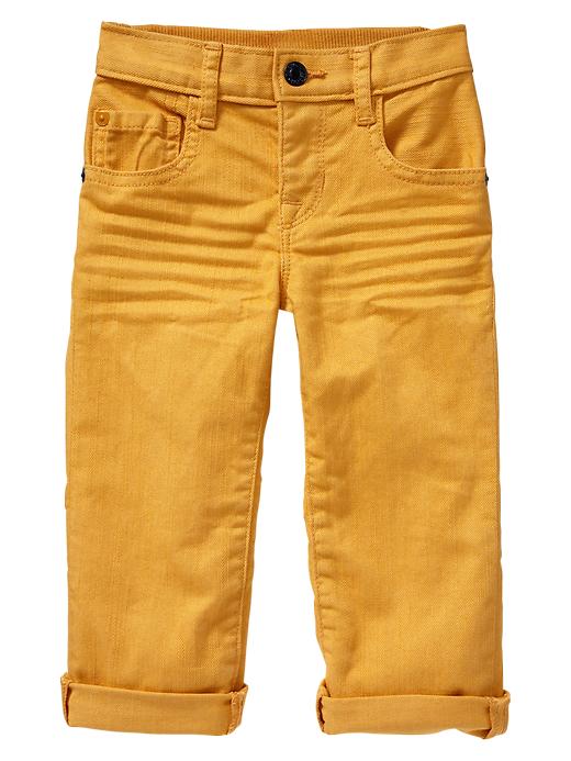 Image number 1 showing, Straight fit colored jeans