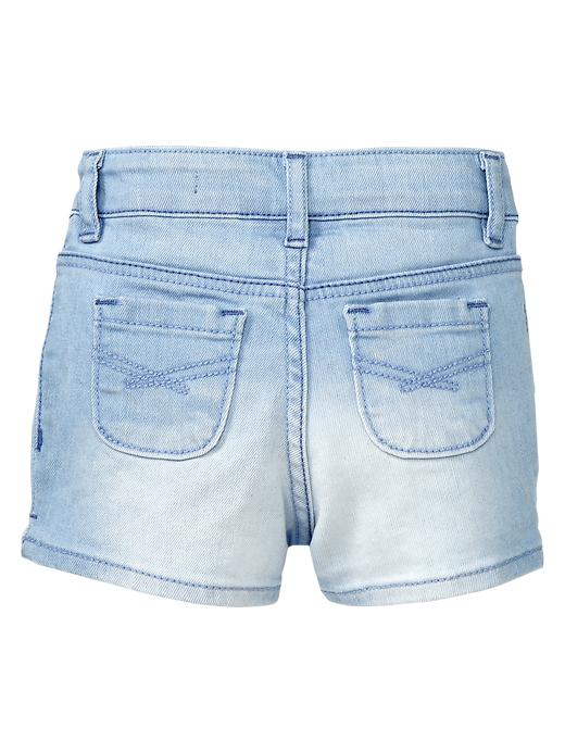 Image number 2 showing, Embroidered denim shorts