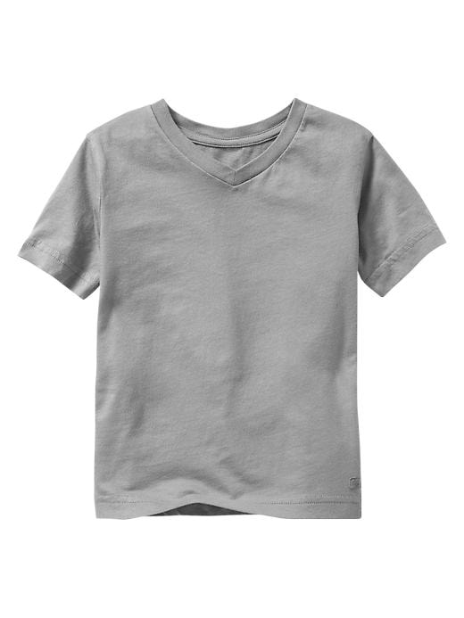 View large product image 1 of 1. Garment-dyed V-neck T