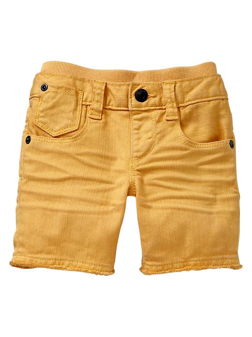 Image number 3 showing, Colored denim shorts