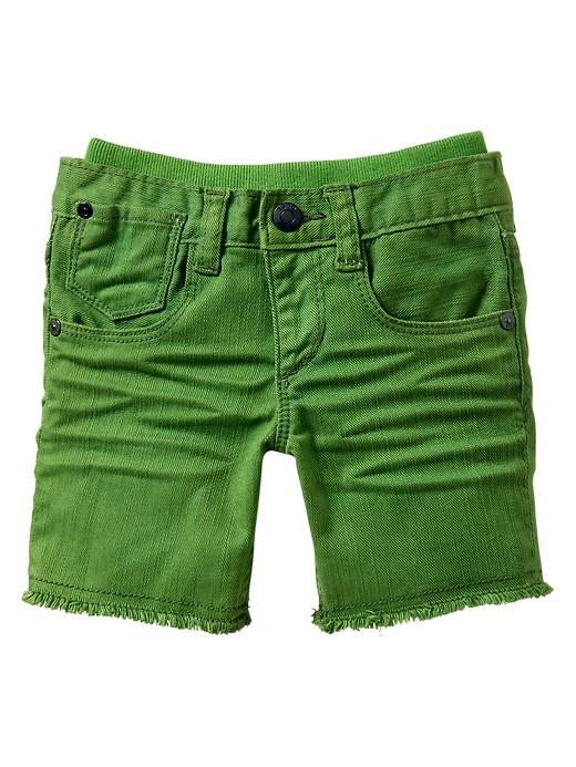 Image number 1 showing, Colored denim shorts