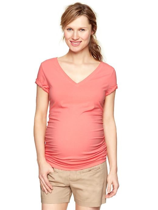 white t shirt maternity