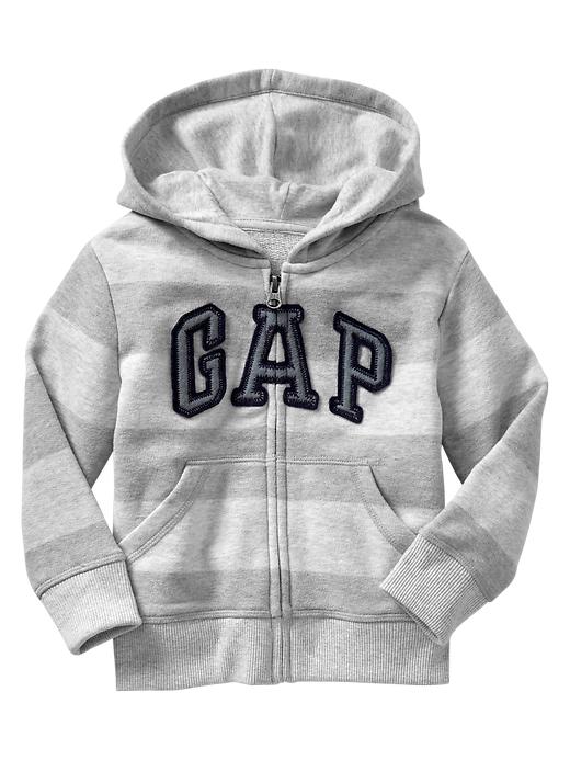 Striped arch logo hoodie | Gap